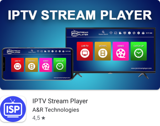 IPTV STREAM PLAYER ABONNEMENT 12 MOIS (POUR TOUS LES APPAREILS)